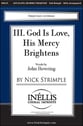 God Is Love, His Mercy Brightens SATB choral sheet music cover